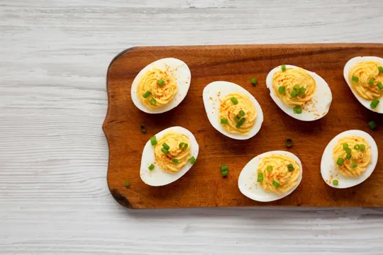 deviled eggs