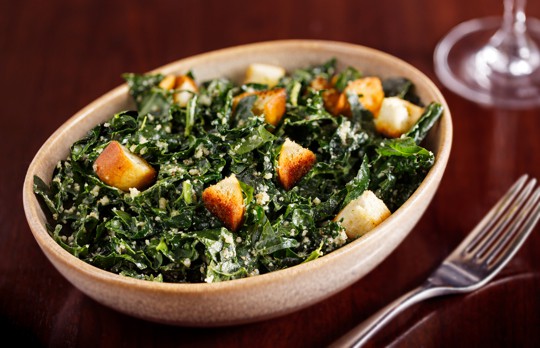 kale caesar salad