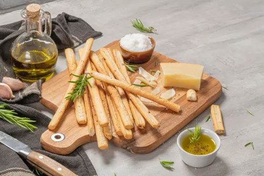 rosemaryparmesan breadsticks