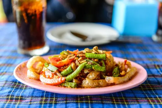 sweet and sour green beans