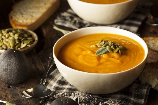 what to serve with butternut squash soup