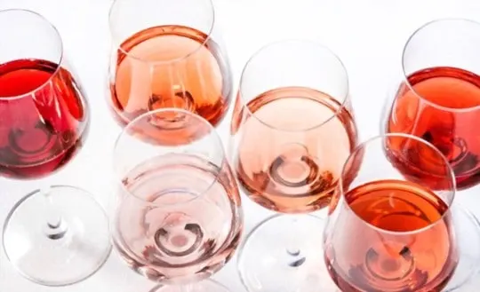types of ros wine