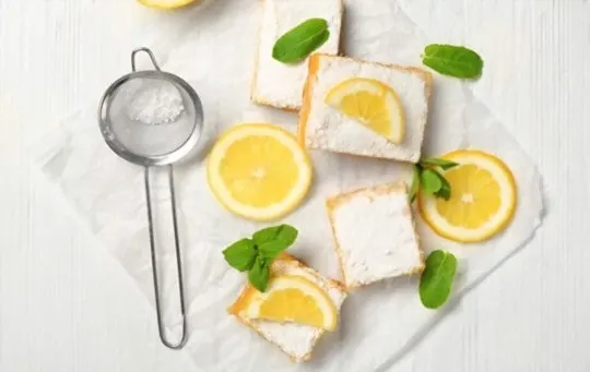 how to thaw frozen lemon bars