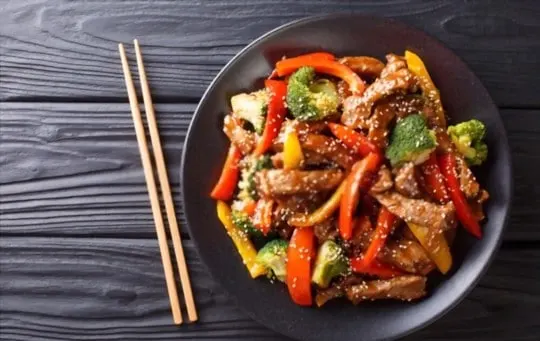 stirfried sesame beef