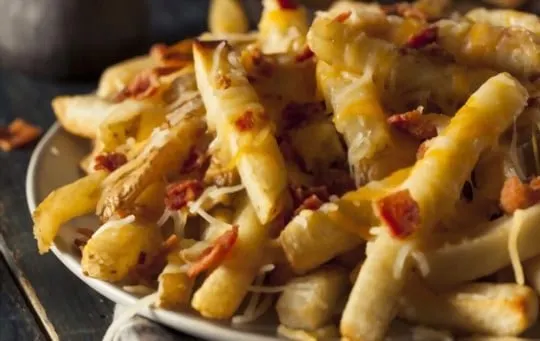 fries and cheese