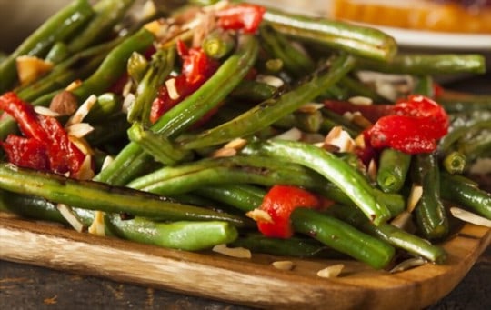 green beans with garlic and almonds