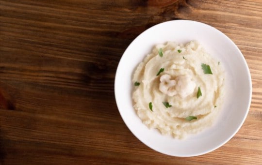 mashed cauliflower