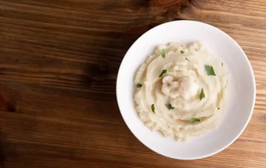 mashed cauliflower