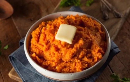 mashed sweet potatoes