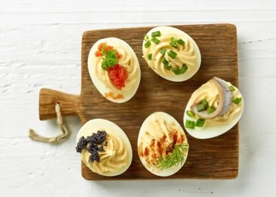 deviled eggs
