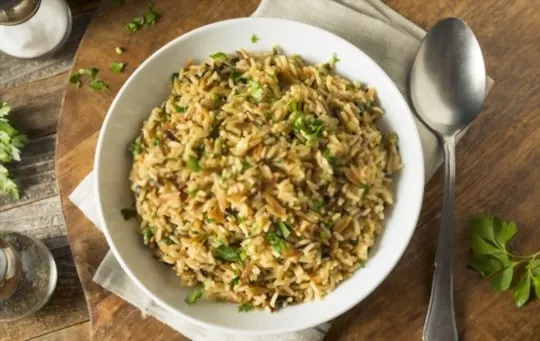 savory herbed rice pilaf