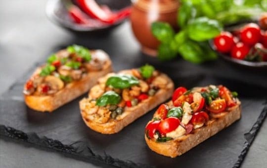 what to serve with bruschetta