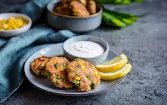 corn pancakes with cilantro lime sauce