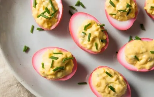 deviled eggs