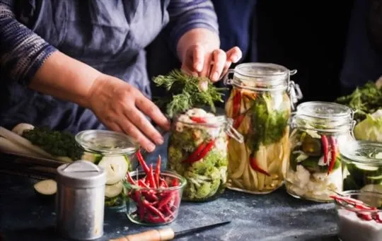 pickled vegetables