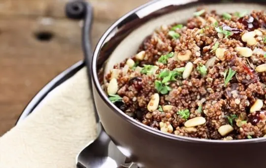quinoa with parmesan and herbs