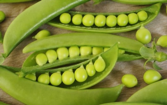 sugar snap peas with butter sauce