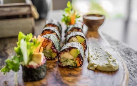 veggie sushi rolls