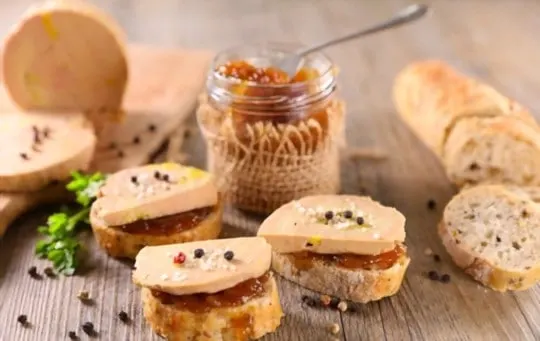 what to serve with foie gras