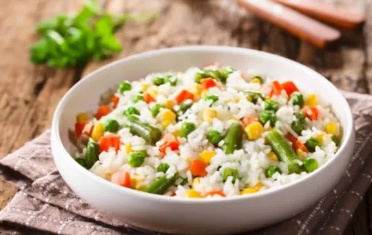 rice and peas