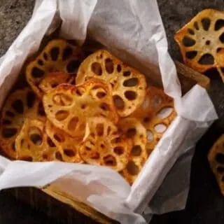 savory lotus root chips