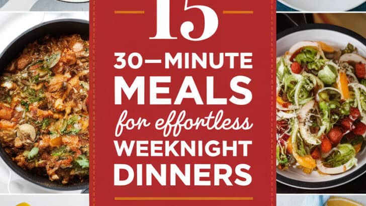 30-Minute Meals for Effortless Weeknight Dinners