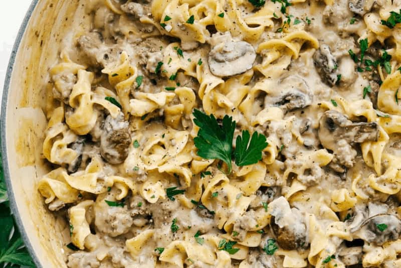 Ground Beef Stroganoff