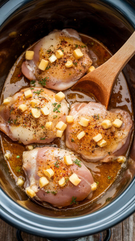 how to cook Slow Cooker Garlic Butter Chicken